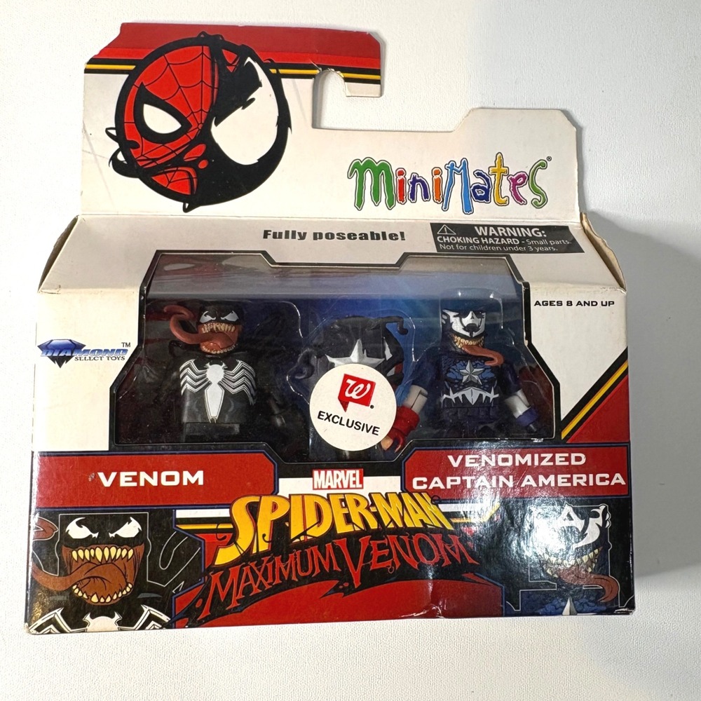Marvel Minimates Maximum Venom & Venomized Captain America Walgreens Exclusive